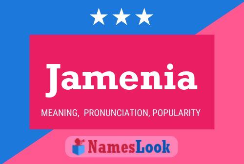 Jamenia Name Poster