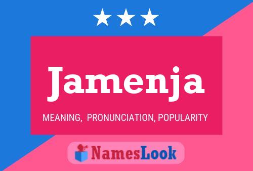 Jamenja Name Poster