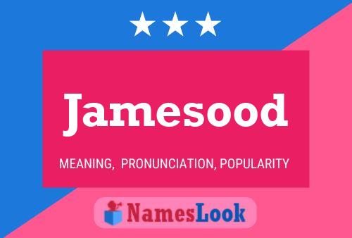 Jamesood Name Poster