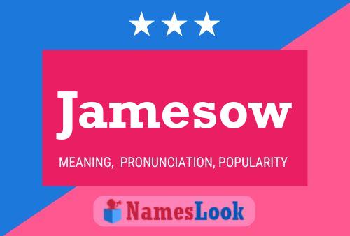 Jamesow Name Poster