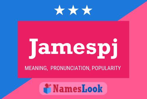 Jamespj Name Poster