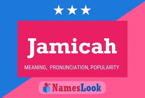 Jamicah Name Poster