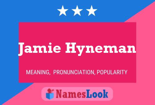 Jamie Hyneman Name Poster