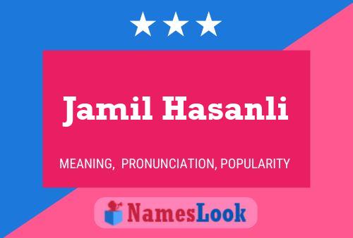 Jamil Hasanli Name Poster