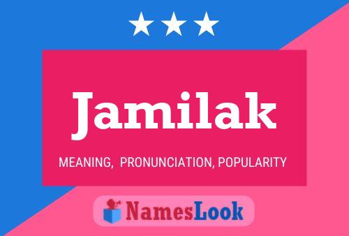 Jamilak Name Poster