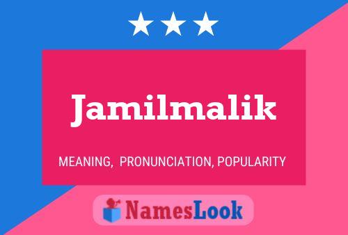 Jamilmalik Name Poster