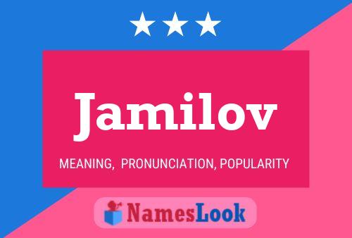 Jamilov Name Poster