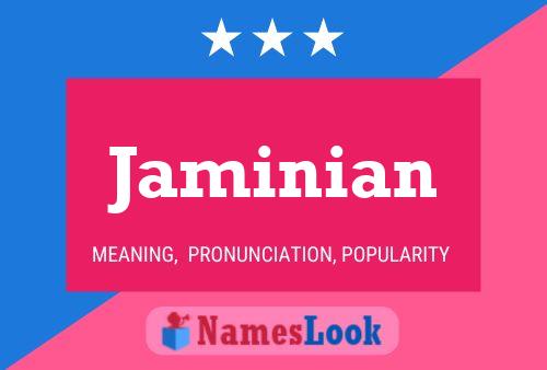 Jaminian Name Poster