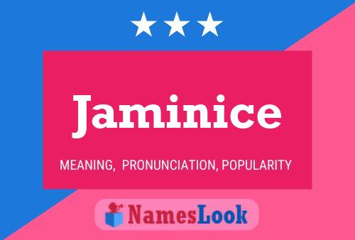 Jaminice Name Poster