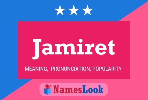 Jamiret Name Poster