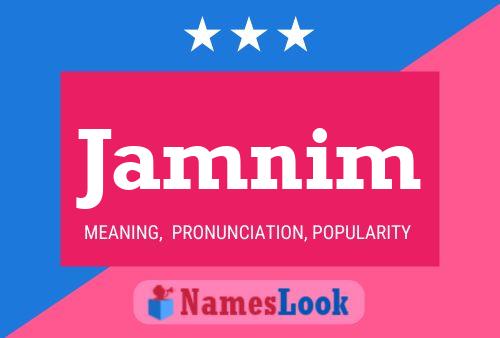 Jamnim Name Poster