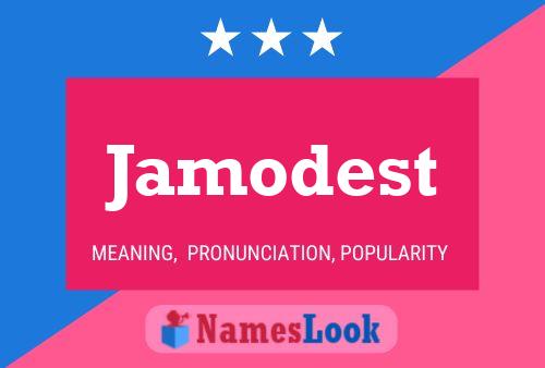 Jamodest Name Poster