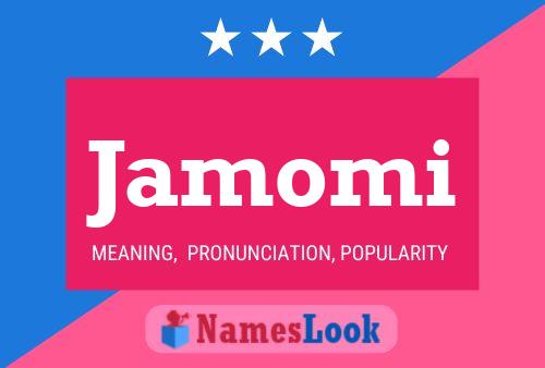 Jamomi Name Poster