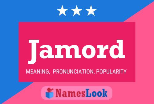 Jamord Name Poster