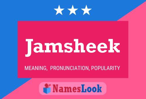 Jamsheek Name Poster