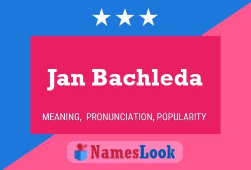 Jan Bachleda Name Poster