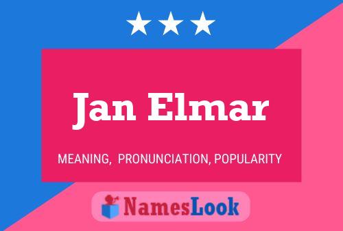 Jan Elmar Name Poster