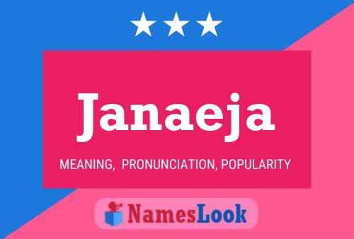 Janaeja Name Poster