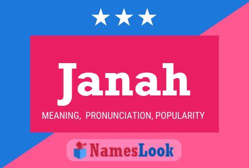 Janah Name Poster