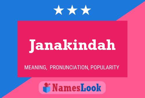 Janakindah Name Poster