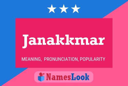 Janakkmar Name Poster