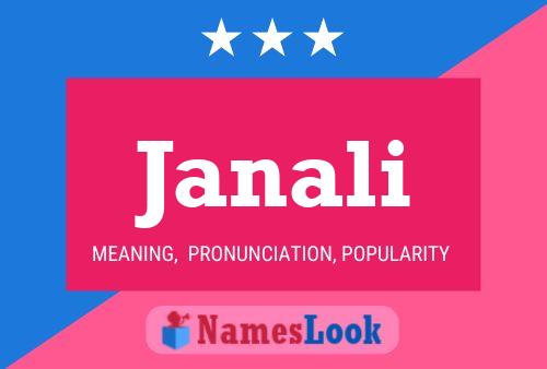 Janali Name Poster