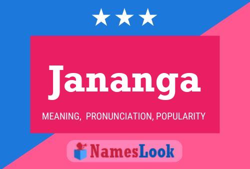 Jananga Name Poster