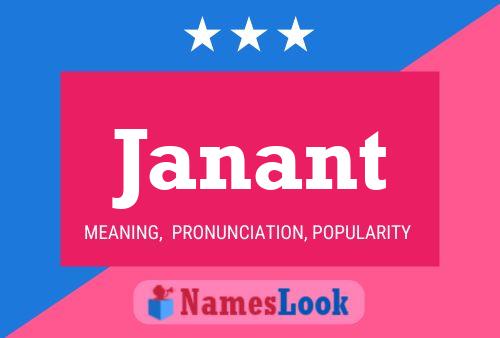 Janant Name Poster