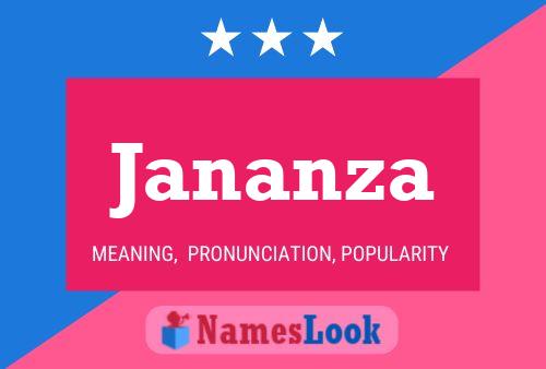 Jananza Name Poster