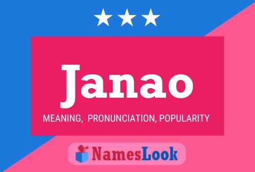 Janao Name Poster