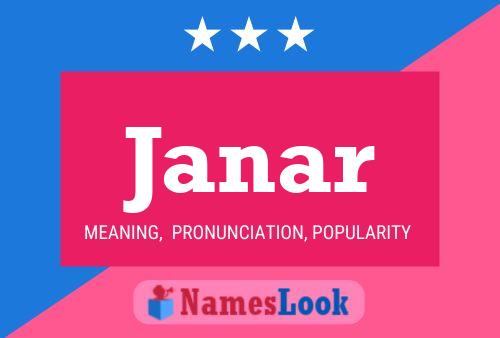 Janar Name Poster