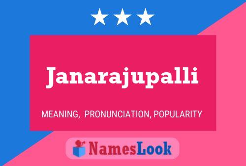 Janarajupalli Name Poster