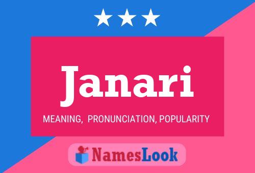 Janari Name Poster