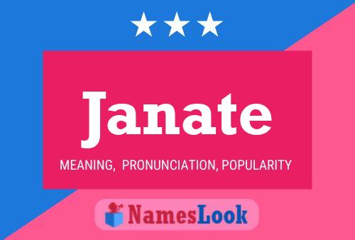 Janate Name Poster