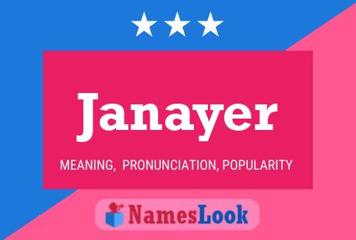 Janayer Name Poster