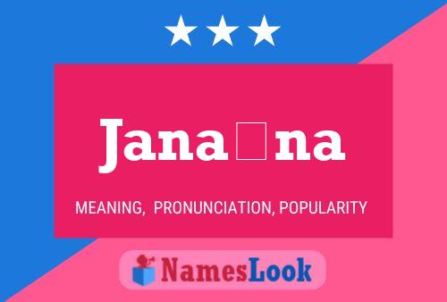 Janaína Name Poster