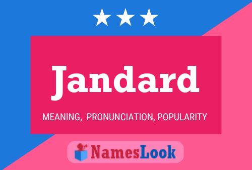 Jandard Name Poster