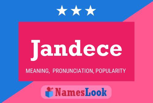 Jandece Name Poster