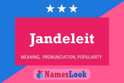 Jandeleit Name Poster