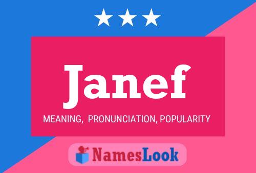 Janef Name Poster