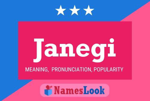 Janegi Name Poster