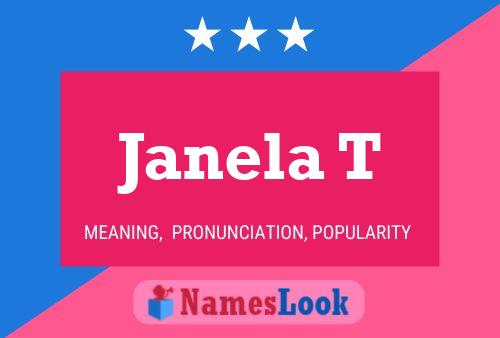 Janela T Name Poster