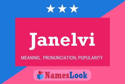 Janelvi Name Poster