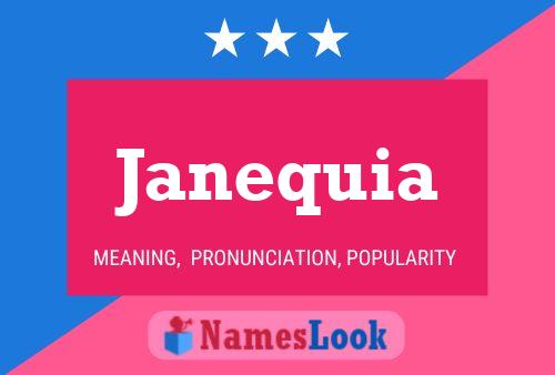 Janequia Name Poster