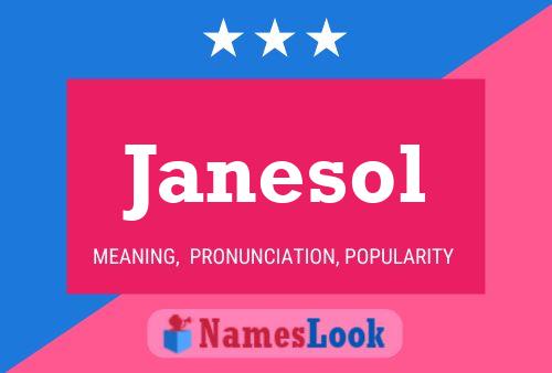 Janesol Name Poster