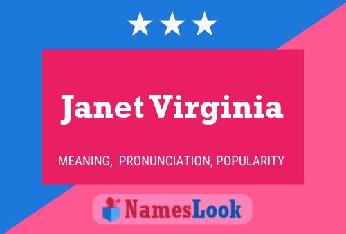 Janet Virginia Name Poster