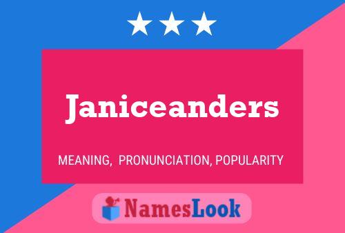 Janiceanders Name Poster