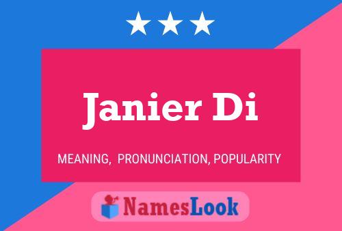 Janier Di Name Poster