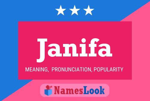 Janifa Name Poster