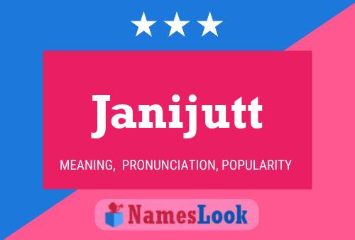 Janijutt Name Poster